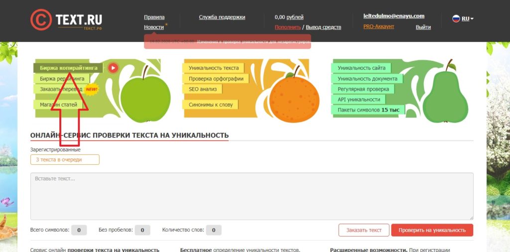 выбрать биржу копирайтинга